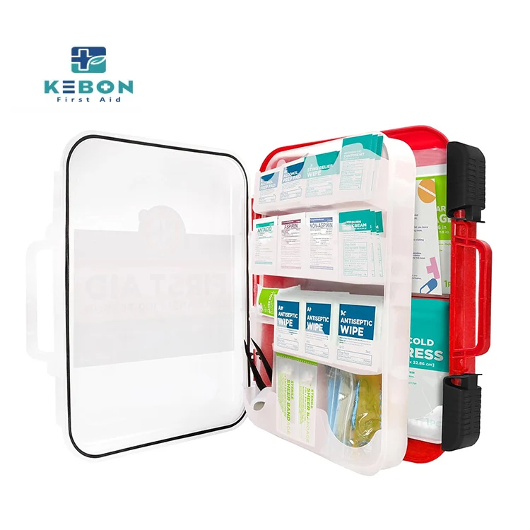 Double-Layer Plastic First Aid Kit